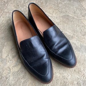 Madewell Black Leather Loafers